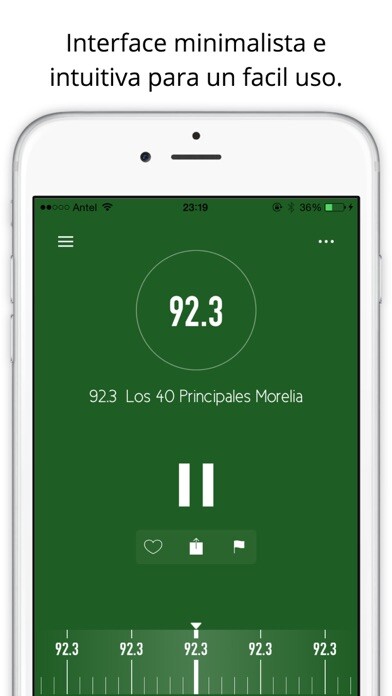 Emulate iPhone app Radio Mexico - AM/FM using MyAndroid