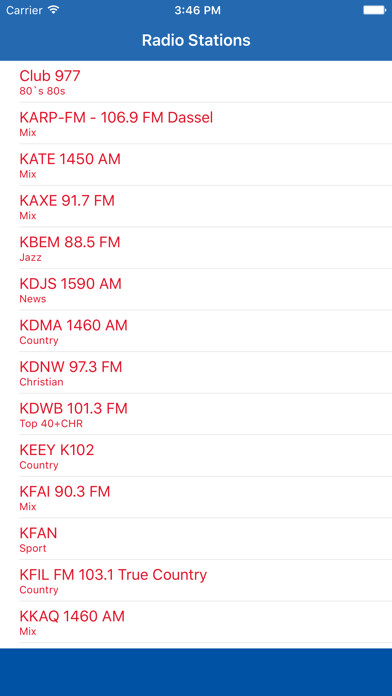 Emulate iPhone app Radio Minnesota FM - Streaming and listen to live online music, news show and American charts from the USA using MyAndroid Emulate iPhone app Radio Minnesota FM - Streaming and listen to live online music, news show and American charts from the USA using MyAndroid