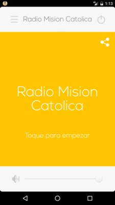 Emulate Android APK Radio Mision Catolica Movil
