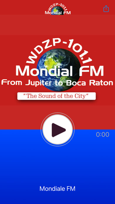 Emulate iPhone app Radio Mondiale 101.1 FM using MyAndroid