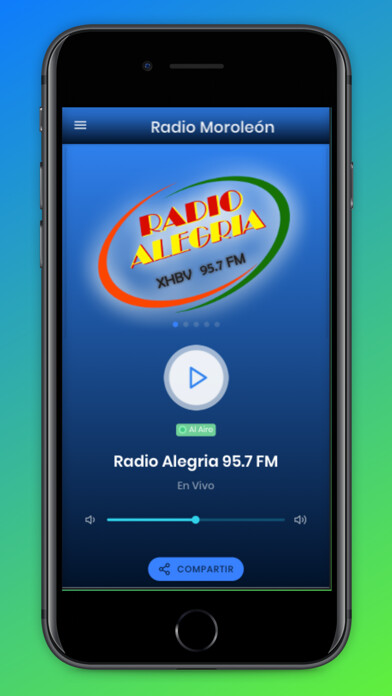 Emulate iPhone app Radio Moroleon FM using MyAndroid