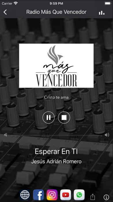 Emulate iPhone app Radio Más Que Vencedor using MyAndroid Emulate iPhone app Radio Más Que Vencedor using MyAndroid