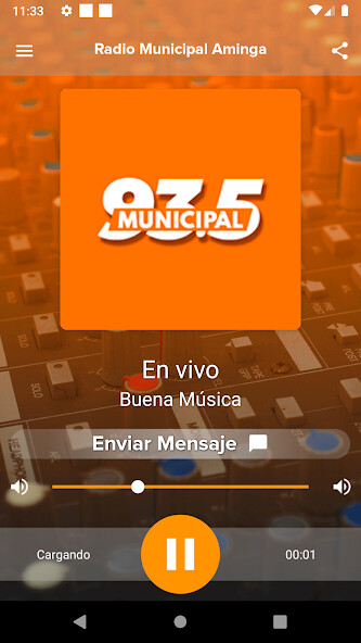 Run android online APK Radio Municipal Aminga from MyAndroid or emulate Radio Municipal Aminga using MyAndroid
