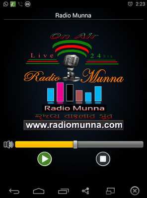 Emulate Android APK Radio Munna Online FM Radio Emulate Android APK Radio Munna Online FM Radio