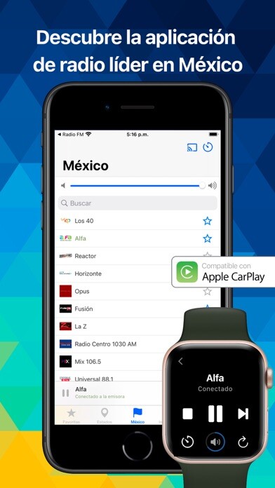 Emulate iPhone app Radio México Emisoras en vivo using MyAndroid Emulate iPhone app Radio México Emisoras en vivo using MyAndroid