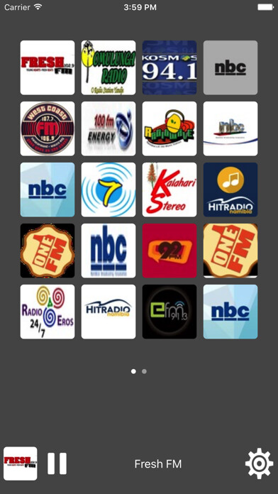 Emulate iPhone app Radio Namibia - All Radio Stations using MyAndroid