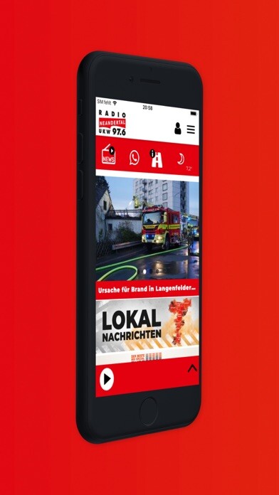 Emulate iPhone app Radio Neandertal using MyAndroid