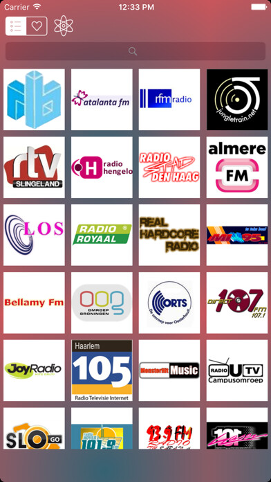 Emulate iPhone app Radio Nederland - Gratis muziek using MyAndroid