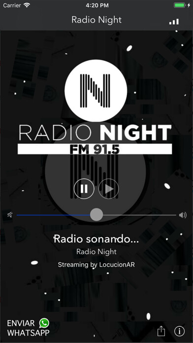 Emulate iPhone app Radio Night using MyAndroid Emulate iPhone app Radio Night using MyAndroid