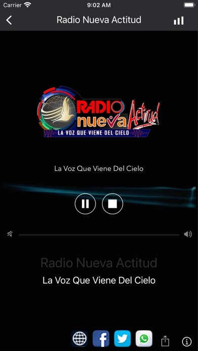 Emulate iPhone app Radio Nueva Actitud using MyAndroid Emulate iPhone app Radio Nueva Actitud using MyAndroid