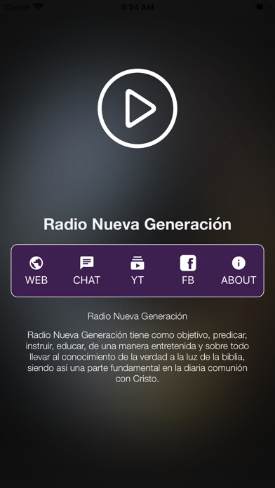 Emulate iPhone app Radio Nueva Generaciòn using MyAndroid Emulate iPhone app Radio Nueva Generaciòn using MyAndroid
