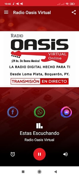 Run android online APK Radio Oasis Virtual - Paraguay from MyAndroid or emulate Radio Oasis Virtual - Paraguay using MyAndroid Run android online APK Radio Oasis Virtual - Paraguay from MyAndroid or emulate Radio Oasis Virtual - Paraguay using MyAndroid