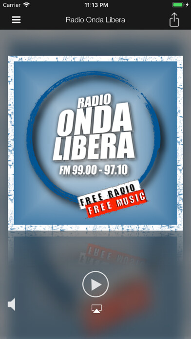 Emulate iPhone app Radio Onda Libera FM 99 & 97.1 using MyAndroid Emulate iPhone app Radio Onda Libera FM 99 & 97.1 using MyAndroid