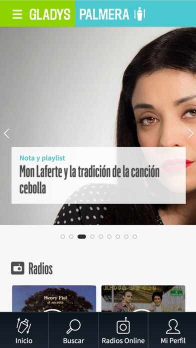 Emulate iPhone app Radio Online Gladys Palmera using MyAndroid