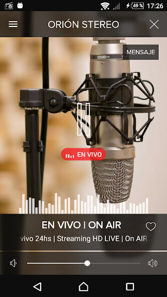 Run android online APK Radio Orión Stereo from MyAndroid or emulate Radio Orión Stereo using MyAndroid Run android online APK Radio Orión Stereo from MyAndroid or emulate Radio Orión Stereo using MyAndroid