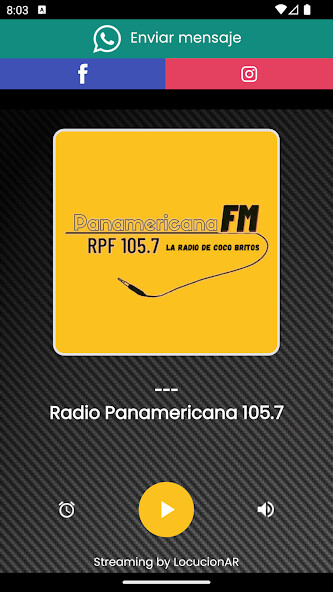 Run android online APK Radio Panamericana 105.7 from MyAndroid or emulate Radio Panamericana 105.7 using MyAndroid Run android online APK Radio Panamericana 105.7 from MyAndroid or emulate Radio Panamericana 105.7 using MyAndroid