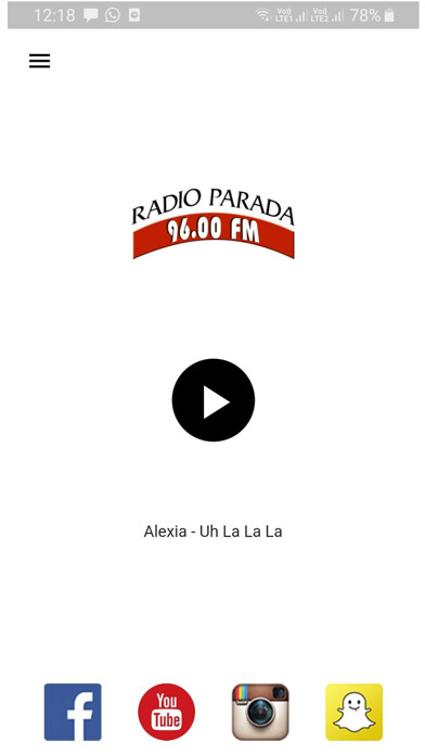 Emulate iPhone app Radio Parada 96 FM using MyAndroid Emulate iPhone app Radio Parada 96 FM using MyAndroid