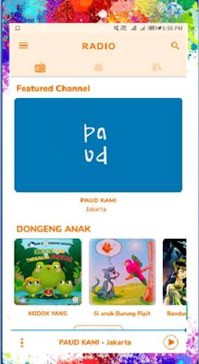 Run android online APK Radio PAUD - Dongeng, Cerita, dan Lagu Anak from MyAndroid or emulate Radio PAUD - Dongeng, Cerita, dan Lagu Anak using MyAndroid