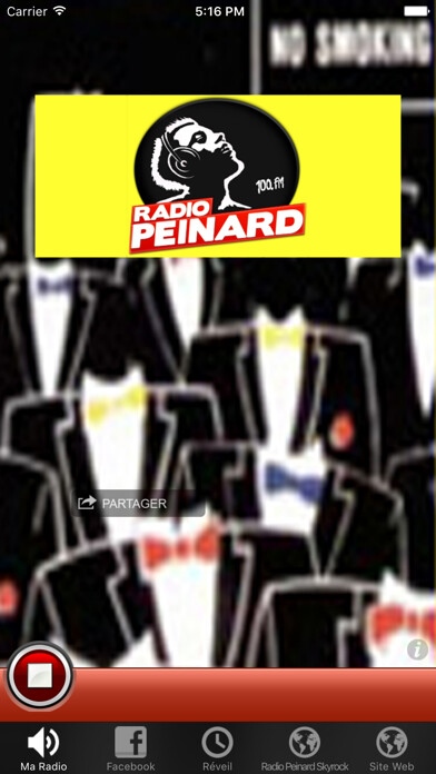 Emulate iPhone app Radio Peinard using MyAndroid
