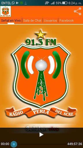 Run android online APK RADIO PERLA DEL ACRE 91.3 F.M. from MyAndroid or emulate RADIO PERLA DEL ACRE 91.3 F.M. using MyAndroid