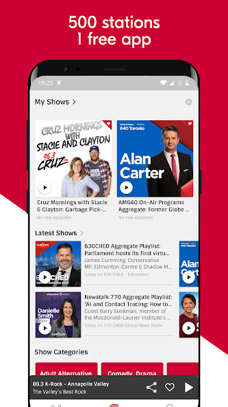 Run android online APK Radioplayer Canada from MyAndroid or emulate Radioplayer Canada using MyAndroid
