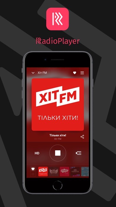 Emulate iPhone app RadioPlayer: FM-radio online using MyAndroid