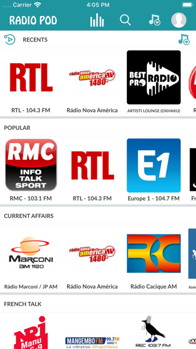 Emulate iPhone app Radio Pod - Live Online Radio using MyAndroid Emulate iPhone app Radio Pod - Live Online Radio using MyAndroid