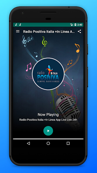 Run android online APK Radio Positiva FM Italia App from MyAndroid or emulate Radio Positiva FM Italia App using MyAndroid