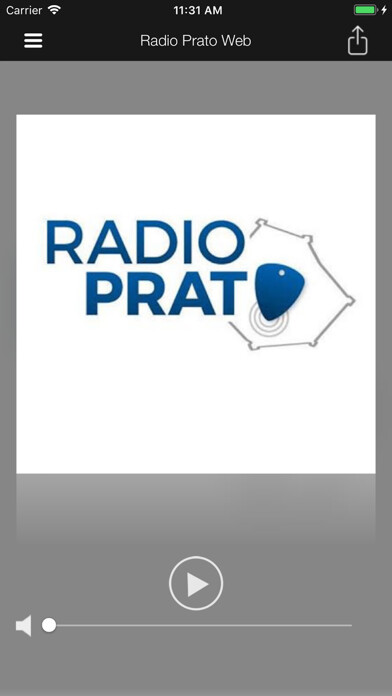 Emulate iPhone app Radio Prato Web using MyAndroid