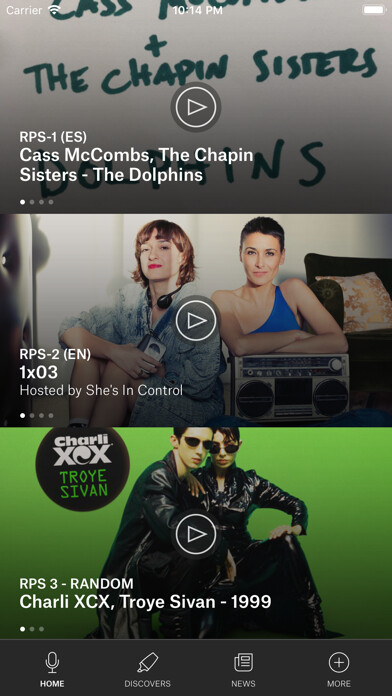 Emulate iPhone app Radio Primavera Sound using MyAndroid