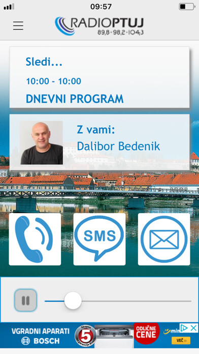 Emulate iPhone app Radio Ptuj using MyAndroid Emulate iPhone app Radio Ptuj using MyAndroid