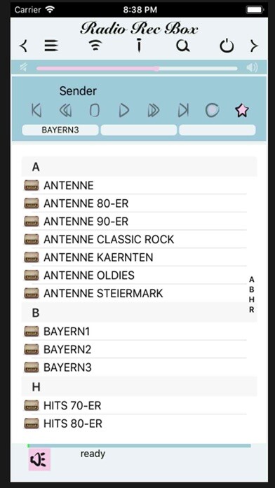 Emulate iPhone app RadioRecBox using MyAndroid Emulate iPhone app RadioRecBox using MyAndroid