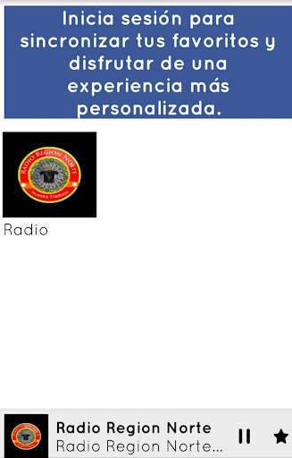 Run android online APK Radio Region Norte from MyAndroid or emulate Radio Region Norte using MyAndroid