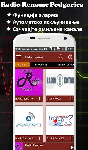 Run android online APK Radio Renome Live Podgorica from MyAndroid or emulate Radio Renome Live Podgorica using MyAndroid