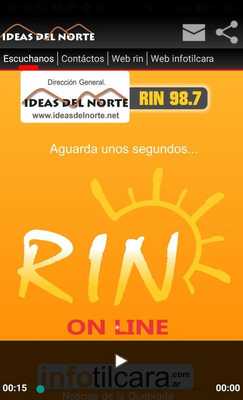 Emulate Android APK RADIO RIN 98.7 (Tilcara) Emulate Android APK RADIO RIN 98.7 (Tilcara)