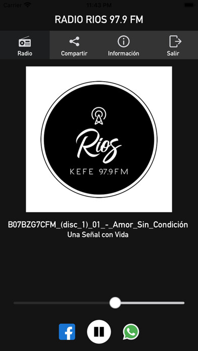 Emulate iPhone app Radio Rios FM using MyAndroid Emulate iPhone app Radio Rios FM using MyAndroid