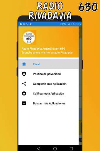 Run android online APK Radio Rivadavia Argentina am 630 en vivo from MyAndroid or emulate Radio Rivadavia Argentina am 630 en vivo using MyAndroid