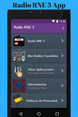 Emulate Android APK Radio RNE 3 Emulate Android APK Radio RNE 3