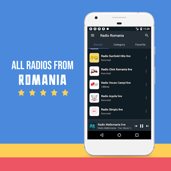 Run android online APK Radio Romania: Free Online Romania FM Radio from MyAndroid or emulate Radio Romania: Free Online Romania FM Radio using MyAndroid