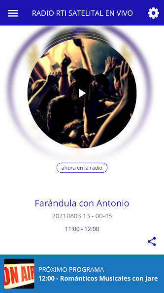 Run android online APK RADIO RTI SATELITAL EN VIVO from MyAndroid or emulate RADIO RTI SATELITAL EN VIVO using MyAndroid