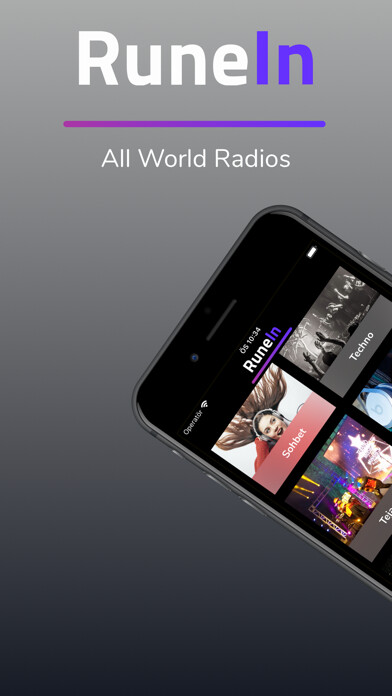 Emulate iPhone app Radio Runein using MyAndroid