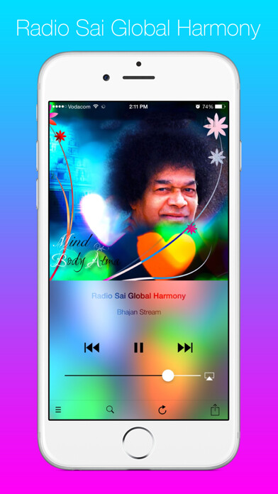 Emulate iPhone app Radio Sai Global Harmony using MyAndroid Emulate iPhone app Radio Sai Global Harmony using MyAndroid