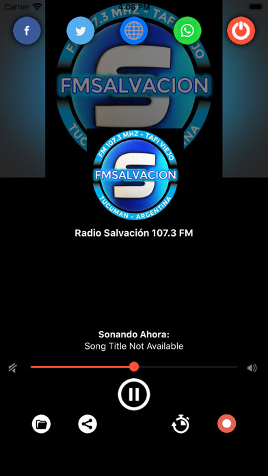 Emulate iPhone app Radio Salvación 107.3 FM using MyAndroid Emulate iPhone app Radio Salvación 107.3 FM using MyAndroid