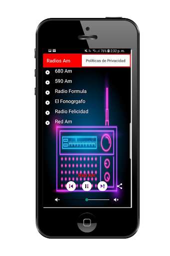Run android online APK Radios Am from MyAndroid or emulate Radios Am using MyAndroid