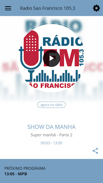 Run android online APK Radio Sao Francisco 105.3 from MyAndroid or emulate Radio Sao Francisco 105.3 using MyAndroid