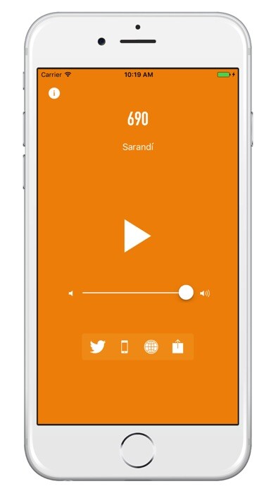 Emulate iPhone app Radio Sarandí using MyAndroid Emulate iPhone app Radio Sarandí using MyAndroid