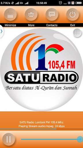 Emulate Android APK Radio Satu FM - Streaming App Emulate Android APK Radio Satu FM - Streaming App