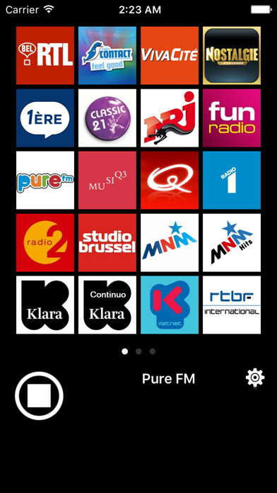 Emulate iPhone app Radios Belgique using MyAndroid Emulate iPhone app Radios Belgique using MyAndroid