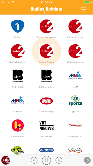 Emulate iPhone app Radios Belgium FM (Belgique Radio) - Brussels VRT using MyAndroid Emulate iPhone app Radios Belgium FM (Belgique Radio) - Brussels VRT using MyAndroid