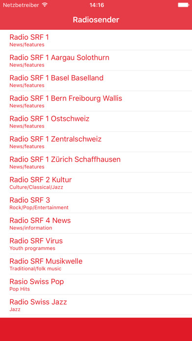 Emulate iPhone app Radio Schweiz FM - Live online Musik und News streamen und hören der beliebtesten Schweizer Radio Station, Kanal und Sender am besten Audio Player using MyAndroid Emulate iPhone app Radio Schweiz FM - Live online Musik und News streamen und hören der beliebtesten Schweizer Radio Station, Kanal und Sender am besten Audio Player using MyAndroid